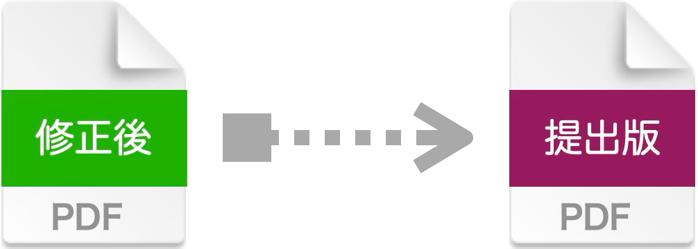 提出版PDFの準備