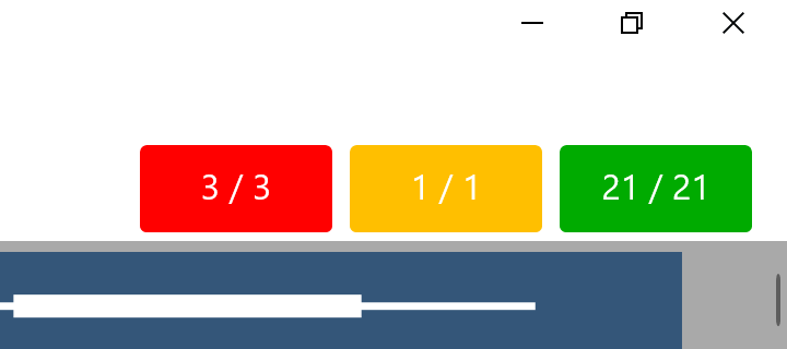 画面右上のカウンタの完成